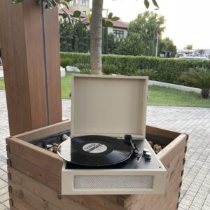 Gramofonbaku GRM010  çanta Pikap – Bluetooth Retro plak Çalar