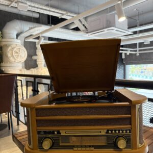 Gramofonbaku GRM014 Premium Gramofon– Bluetooth FM Retro plak Çalar