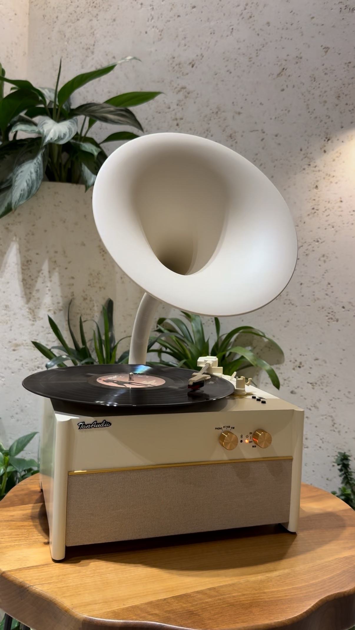 Gramofonbaku GRM009 Premium Gramofon– Bluetooth FM Retro plak Çalar 3 Gramofonbaku GRM009 Premium Gramofon– Bluetooth FM Retro plak Çalar - Görsel 3