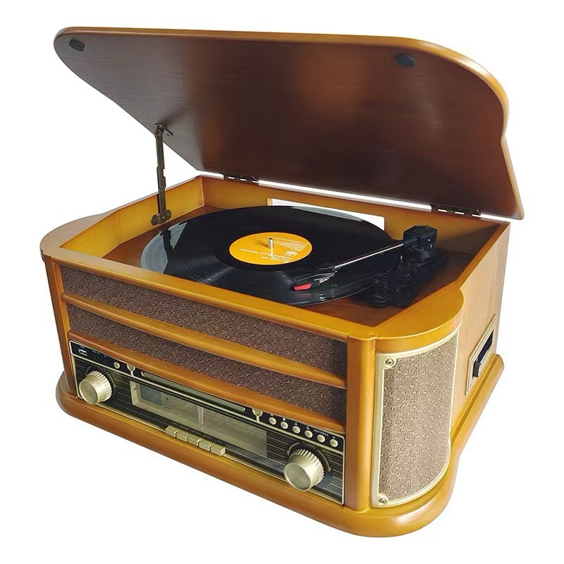 Gramofonbaku GRM014 Premium Gramofon– Bluetooth FM Retro plak Çalar 10 Gramofonbaku GRM014 Premium Gramofon– Bluetooth FM Retro plak Çalar - Görsel 10