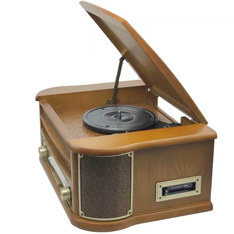 Gramofonbaku GRM014 Premium Gramofon– Bluetooth FM Retro plak Çalar 16 Gramofonbaku GRM014 Premium Gramofon– Bluetooth FM Retro plak Çalar - Görsel 16