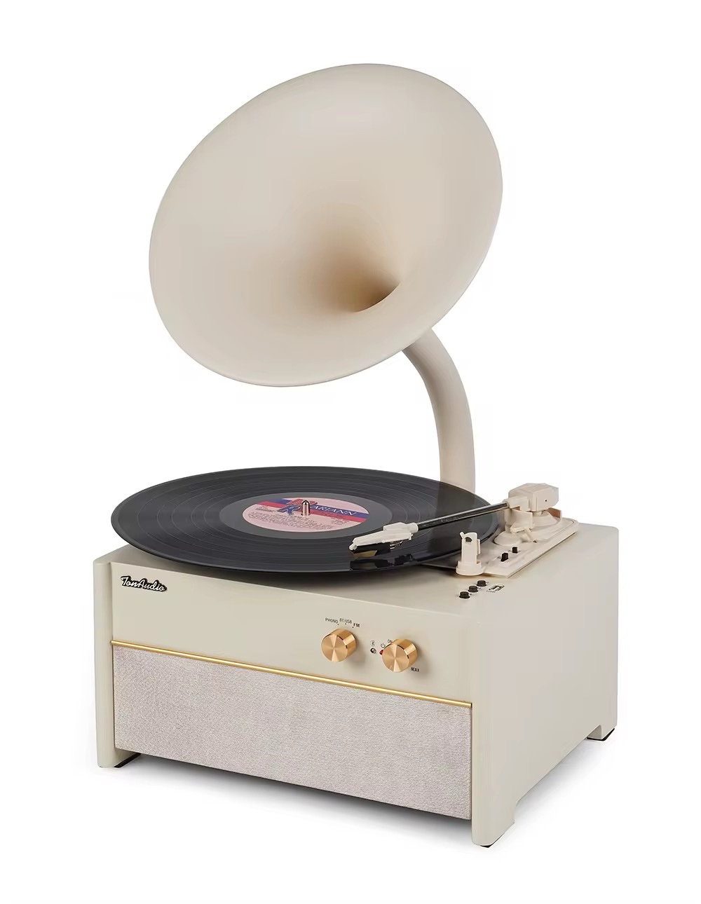 Gramofonbaku GRM009 Premium Gramofon– Bluetooth FM Retro plak Çalar 7 Gramofonbaku GRM009 Premium Gramofon– Bluetooth FM Retro plak Çalar - Görsel 7