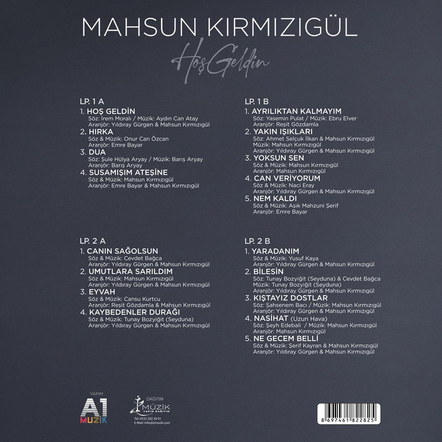 Mahsun Kırmızıgül - Hoş Geldin (Plak) - Plak Vinyl plastinka 2 Mahsun Kırmızıgül - Hoş Geldin (Plak) - Plak Vinyl plastinka - Görsel 2