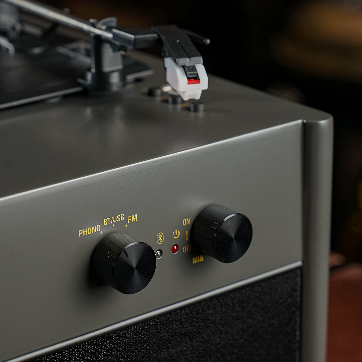 Gramofonbaku GRM013 Premium Gramofon– Bluetooth FM Retro plak Çalar 9 Gramofonbaku GRM013 Premium Gramofon– Bluetooth FM Retro plak Çalar - Görsel 9