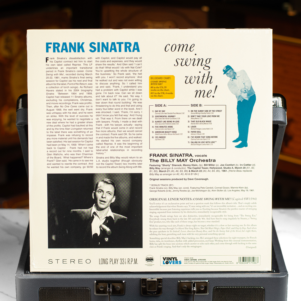 Frank Sinatra – Come Swing With Me! - Plak (Plak)- Vinyl plastinka 2 Frank Sinatra – Come Swing With Me! - Plak (Plak)- Vinyl plastinka - Görsel 2